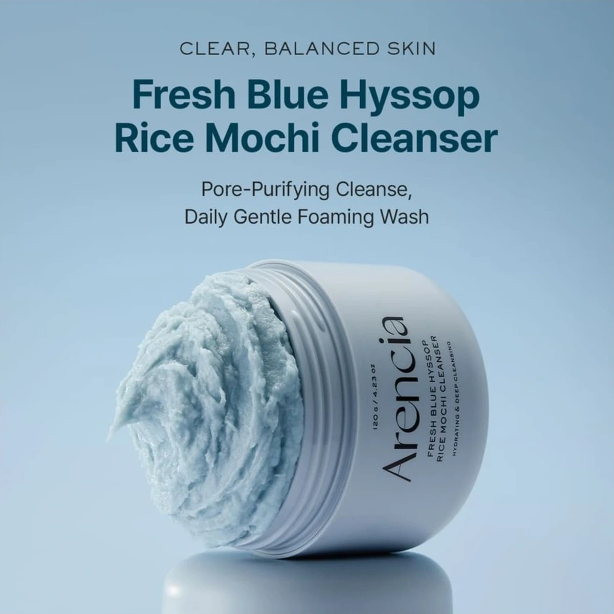 FRESH BLUE HYSSOP RICE MOCHI CLEANSER 120G 5