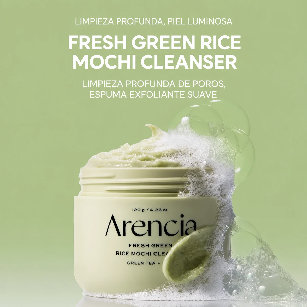 FRESH GREEN RICE MOCHI CLEANSER 120G 4