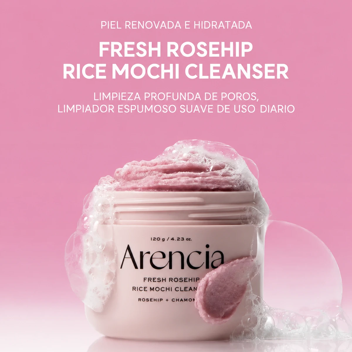 FRESH ROSEHIP RICE MOCHI CLEANSER 120G 5