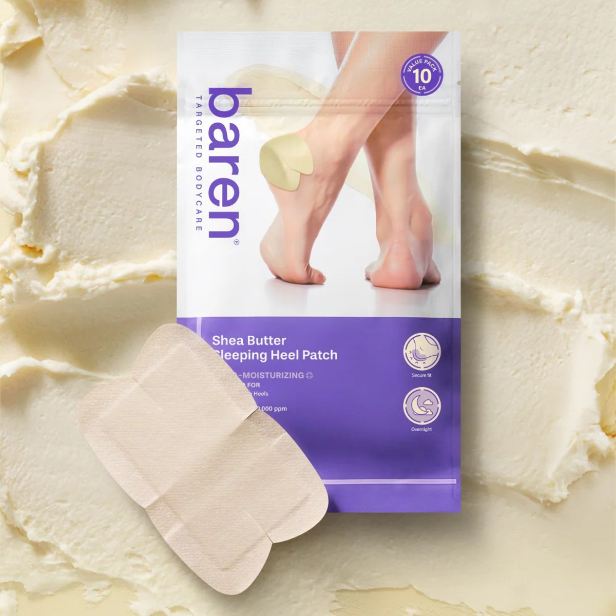 Shea Butter Sleeping Heel Patch 10ea 4