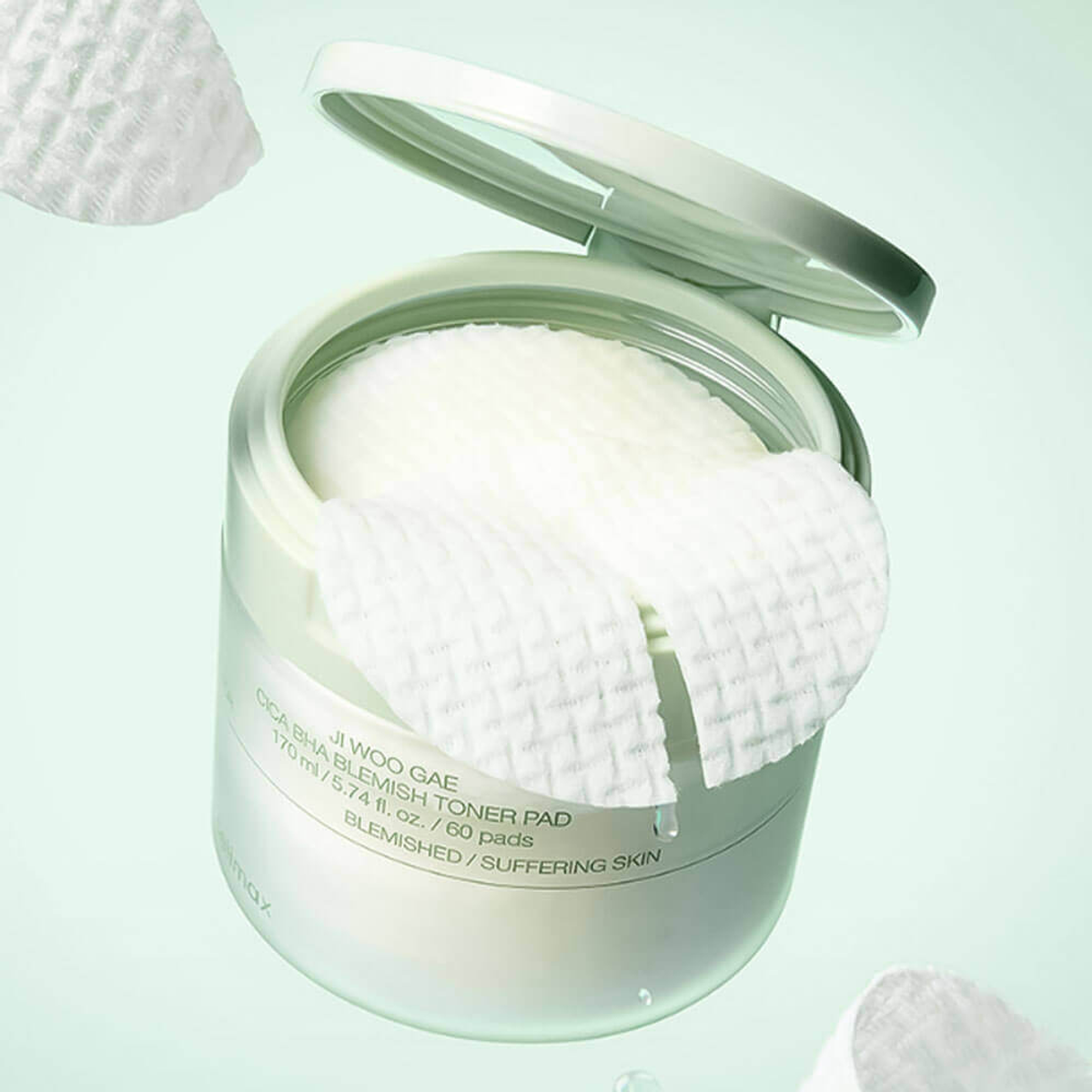 Ji Woo Gae Cica BHA Blemish Toner Pad (60pads) 4