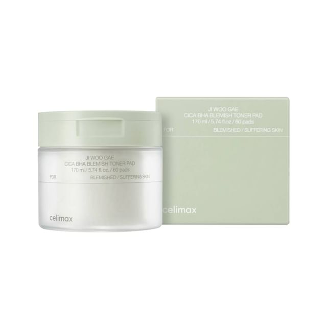 Ji Woo Gae Cica BHA Blemish Toner Pad (60pads) 2
