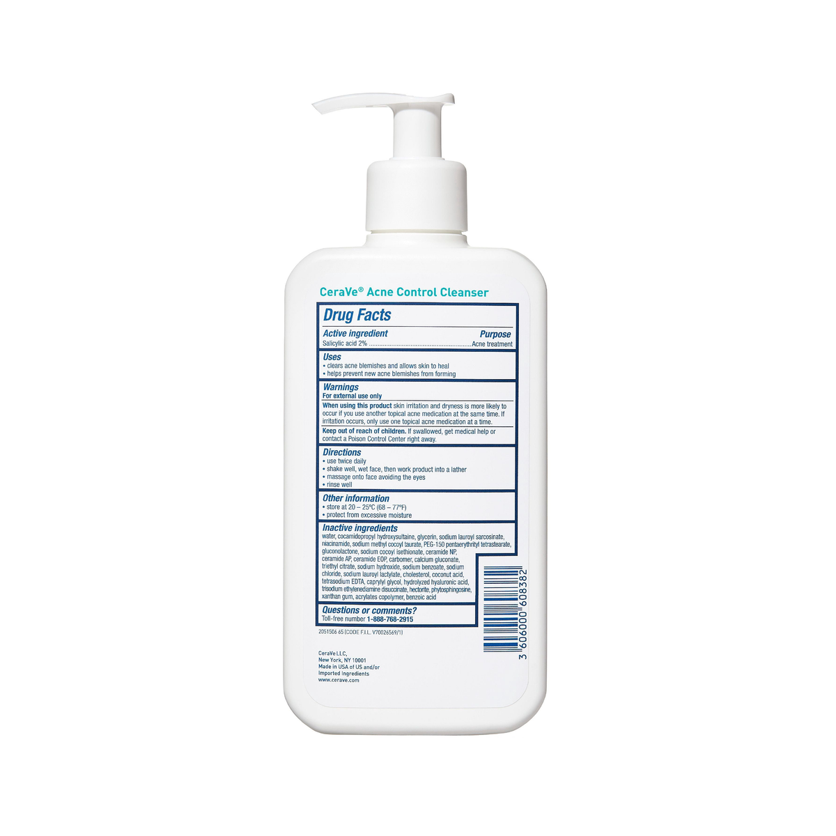 Acne Control Cleanser 8oz 3