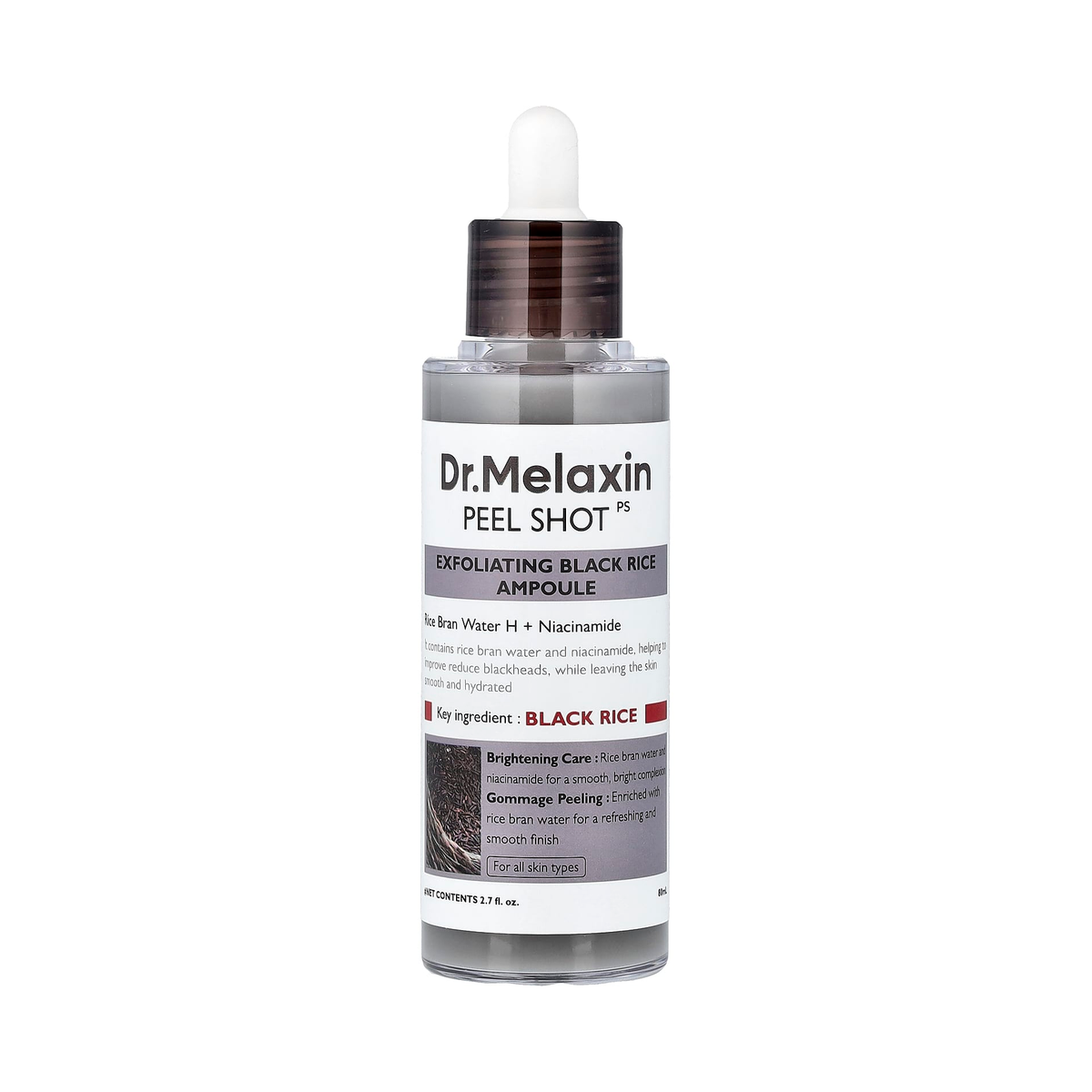 Peel Shot Exfoliating Black Rice Ampoule 80ml 3