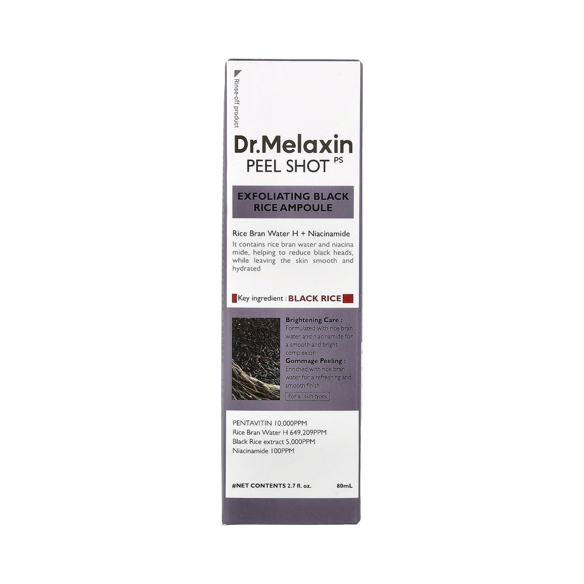 Peel Shot Exfoliating Black Rice Ampoule 80ml 4