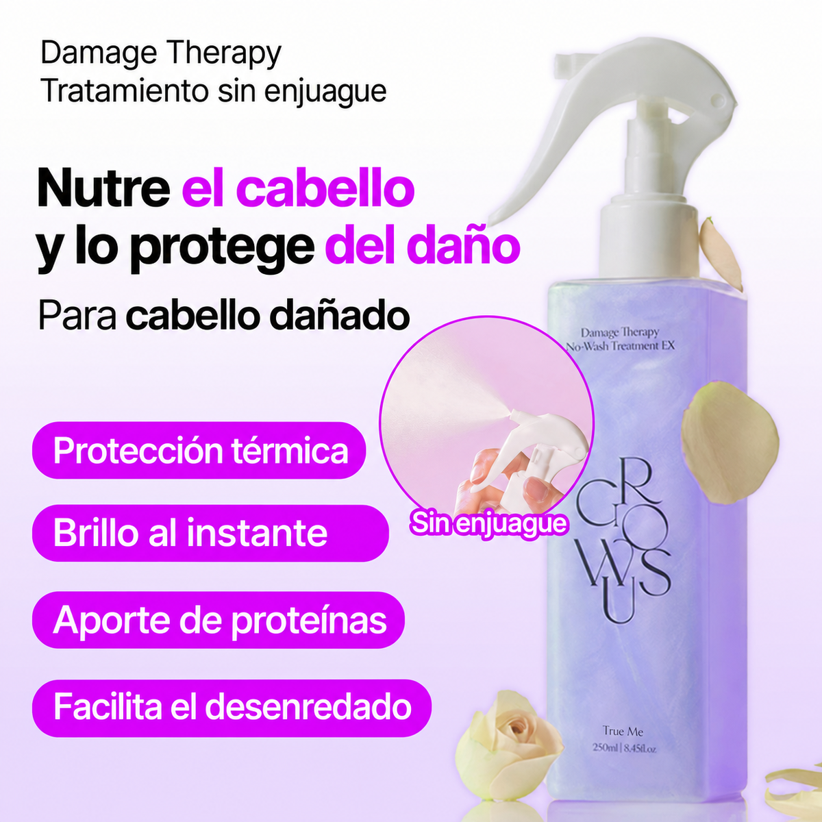 Damage Therapy No-wash Treatment True Me 250ml 4