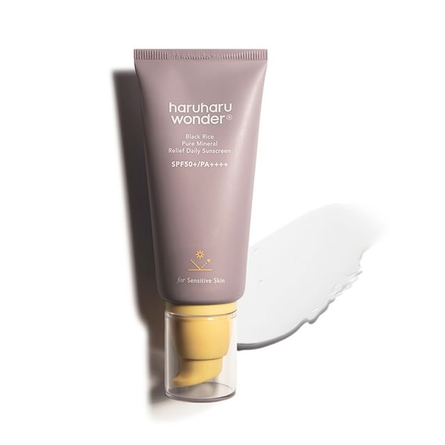 Black Rice Pure Mineral Relief Daily Sunscreen 50ml 2