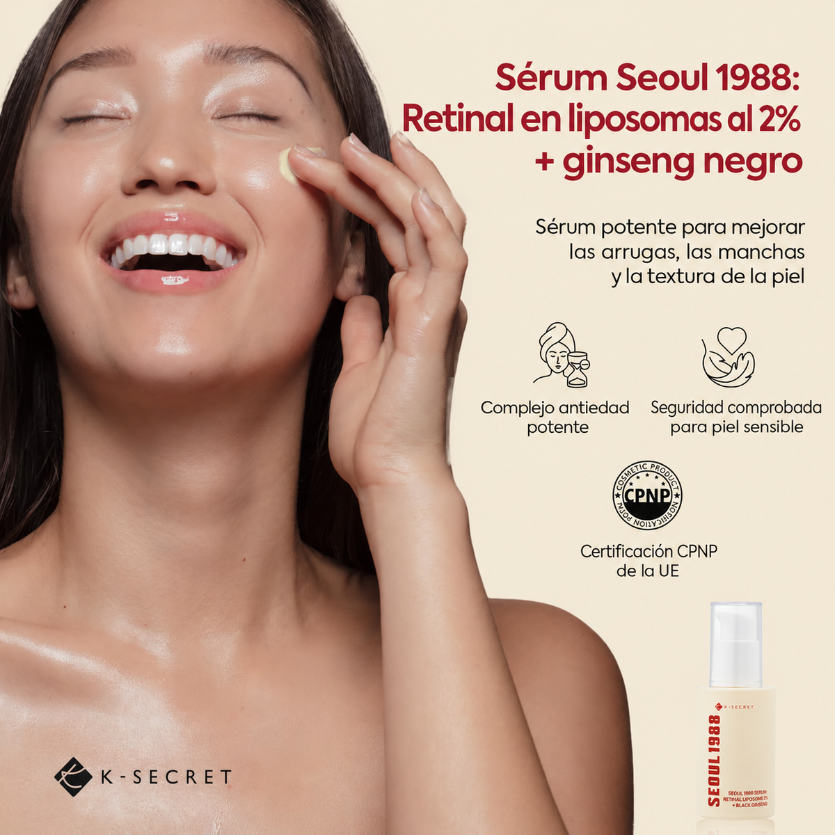 SEOUL 1988 Serum: Retinal Liposome 2% + Black Ginseng 6