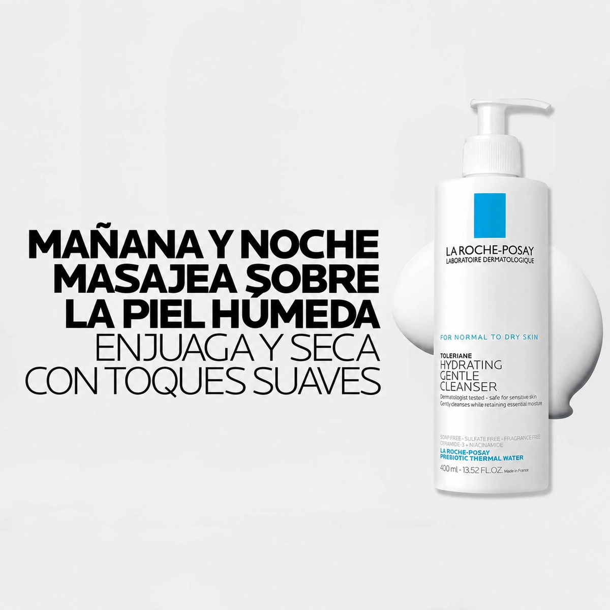 Toleriane Hydrating Gentle Face Cleanser 3