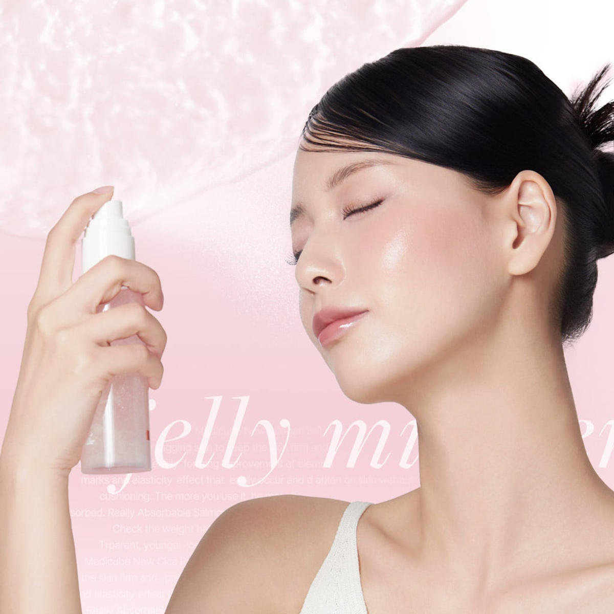 PDRN PINK COLLAGEN GLOW JELLY MIST SERUM 100ml 6