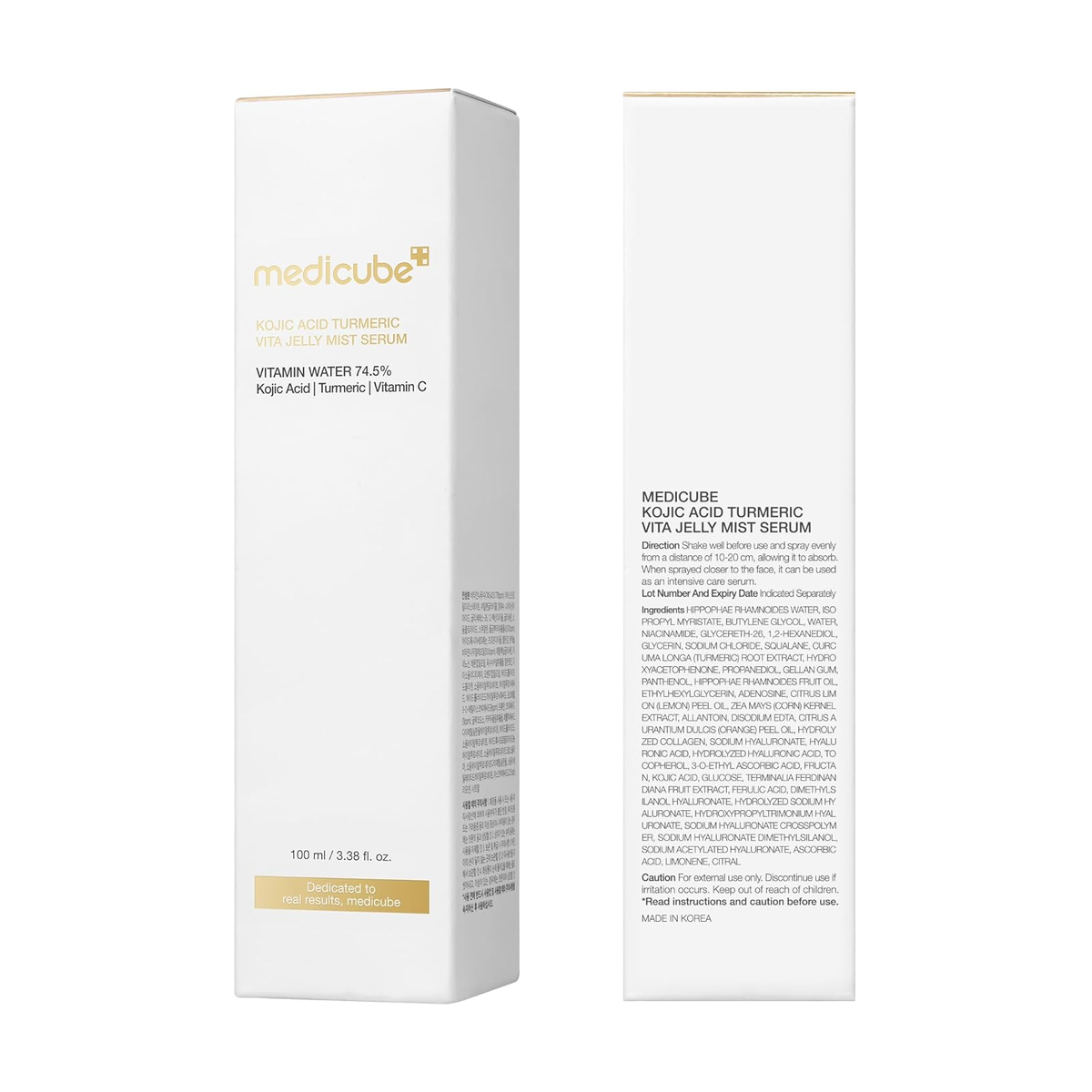 KOJIC ACID TURMERIC VITA JELLY MIST SERUM 100ml 4