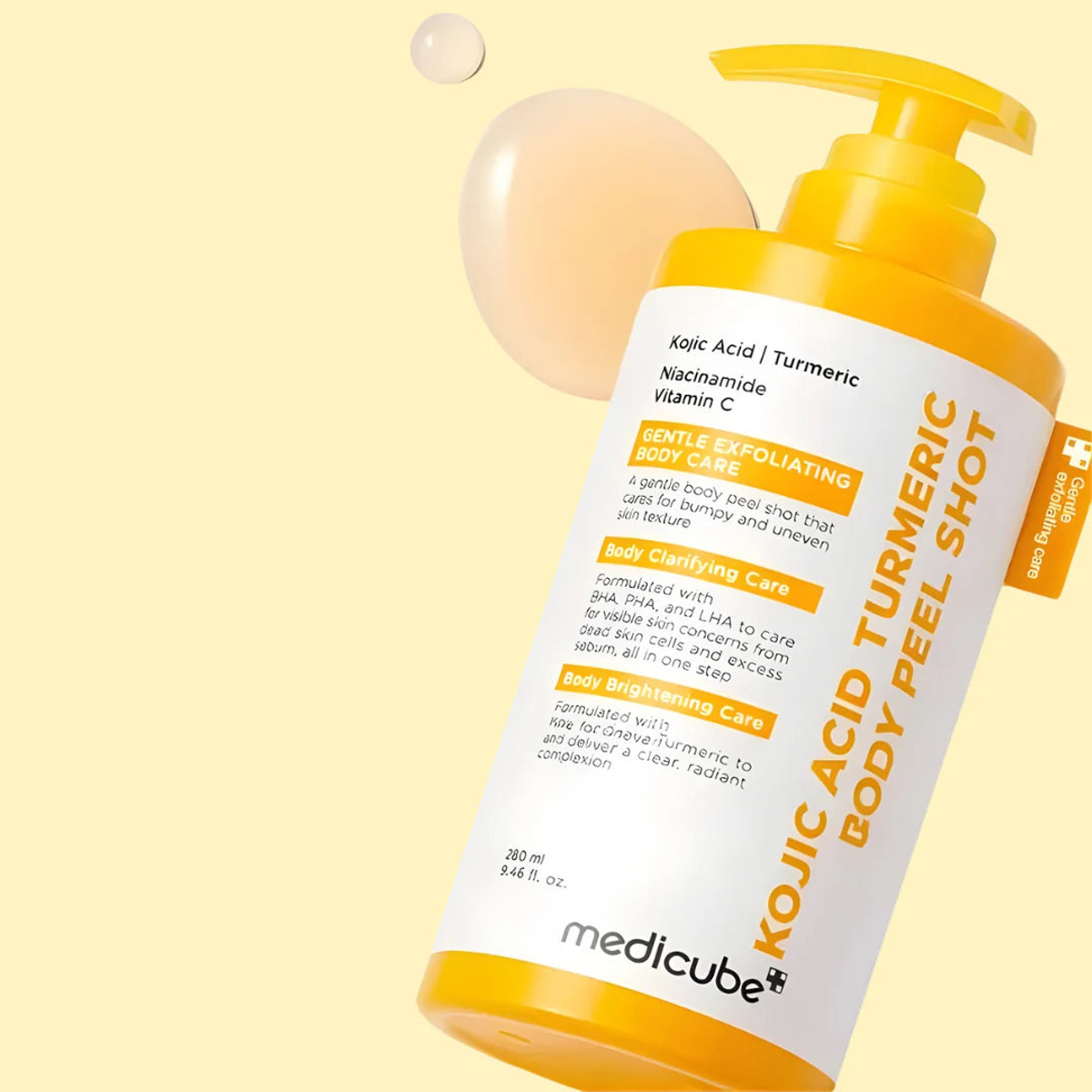 KOJIC ACID TURMERIC BODY PEEL SHOT 280ml 5