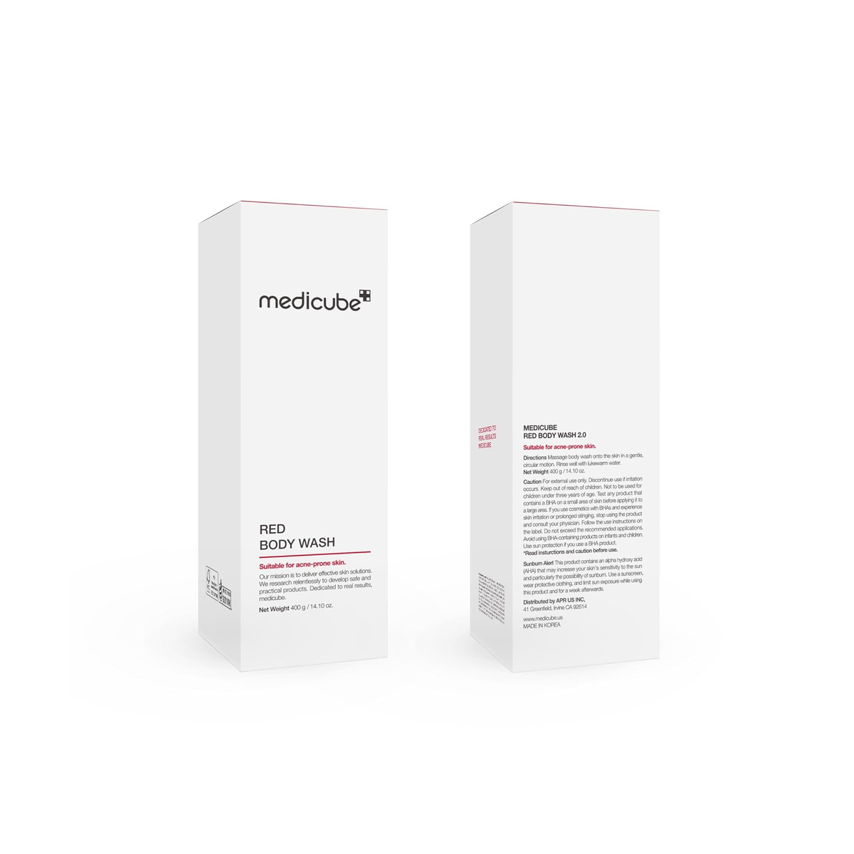 RED ACNE BODY WASH 400g 4
