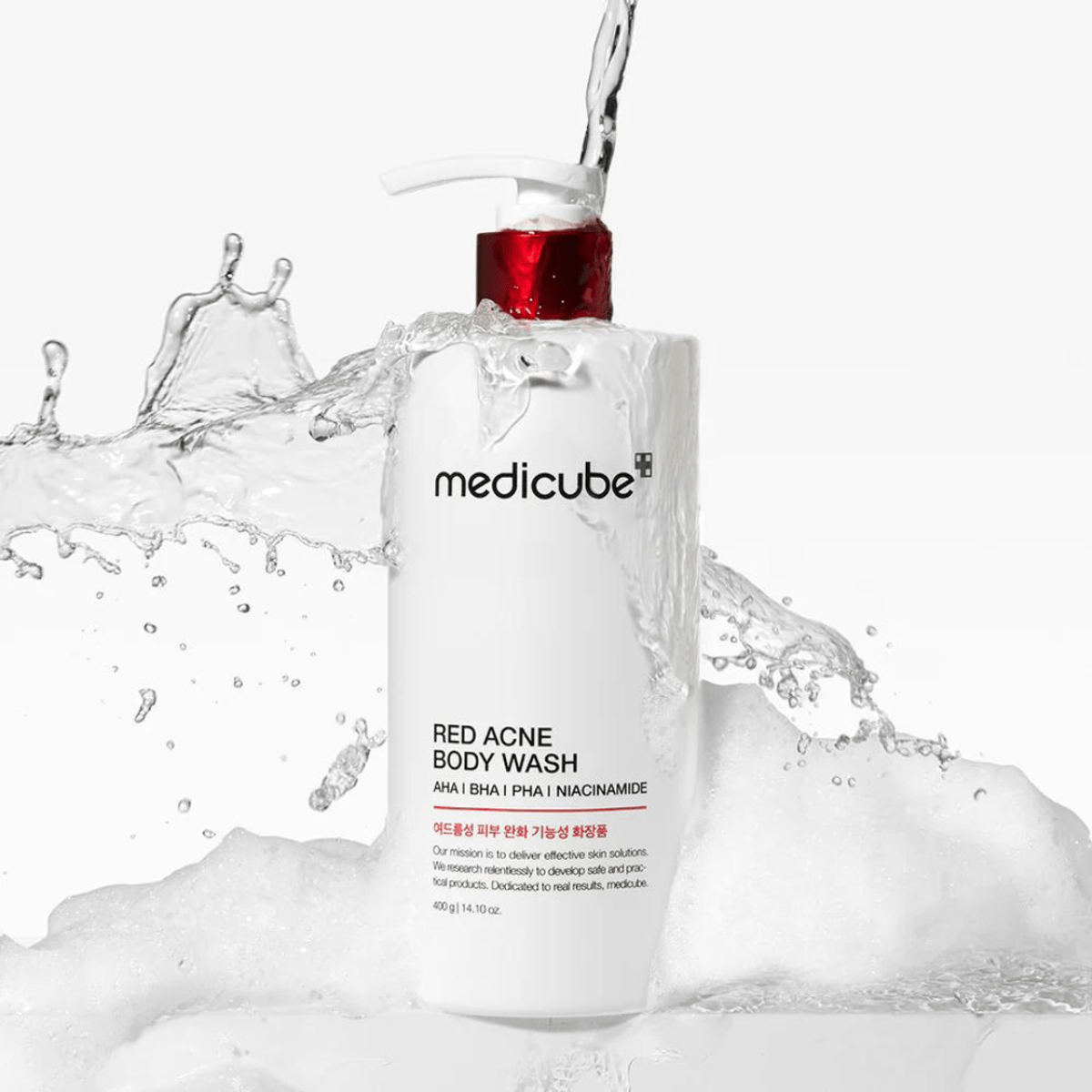 RED ACNE BODY WASH 400g 5