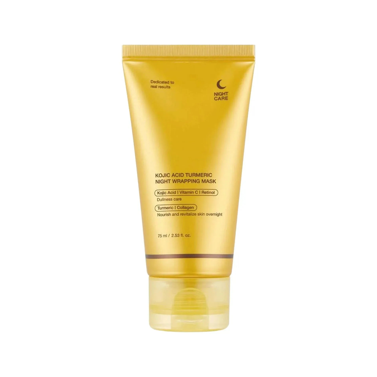 KOJIC ACID TURMERIC NIGHT WRAPPING MASK 75ML 3