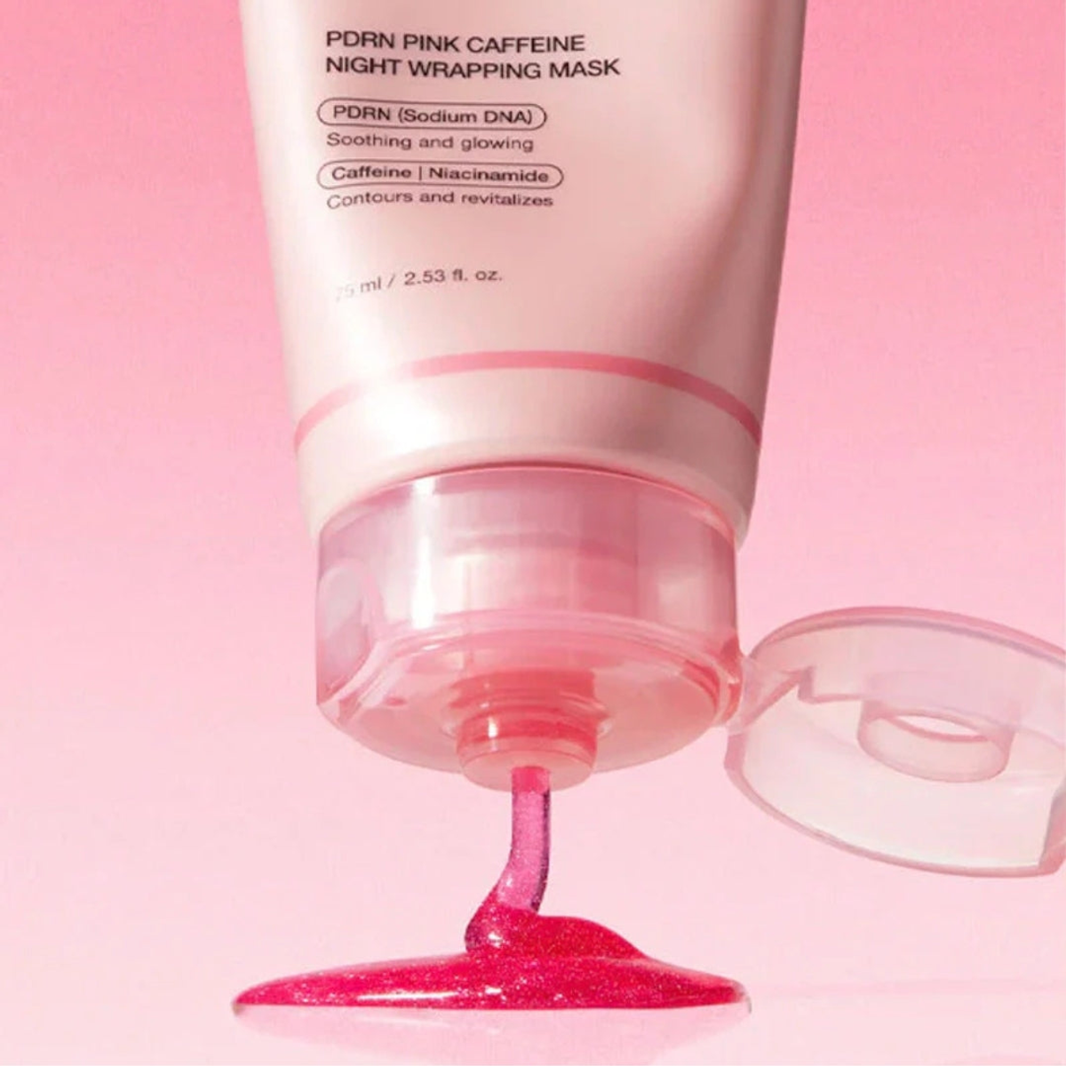 PDRN PINK CAFFEINE NIGHT WRAPPING MASK 75ML 5