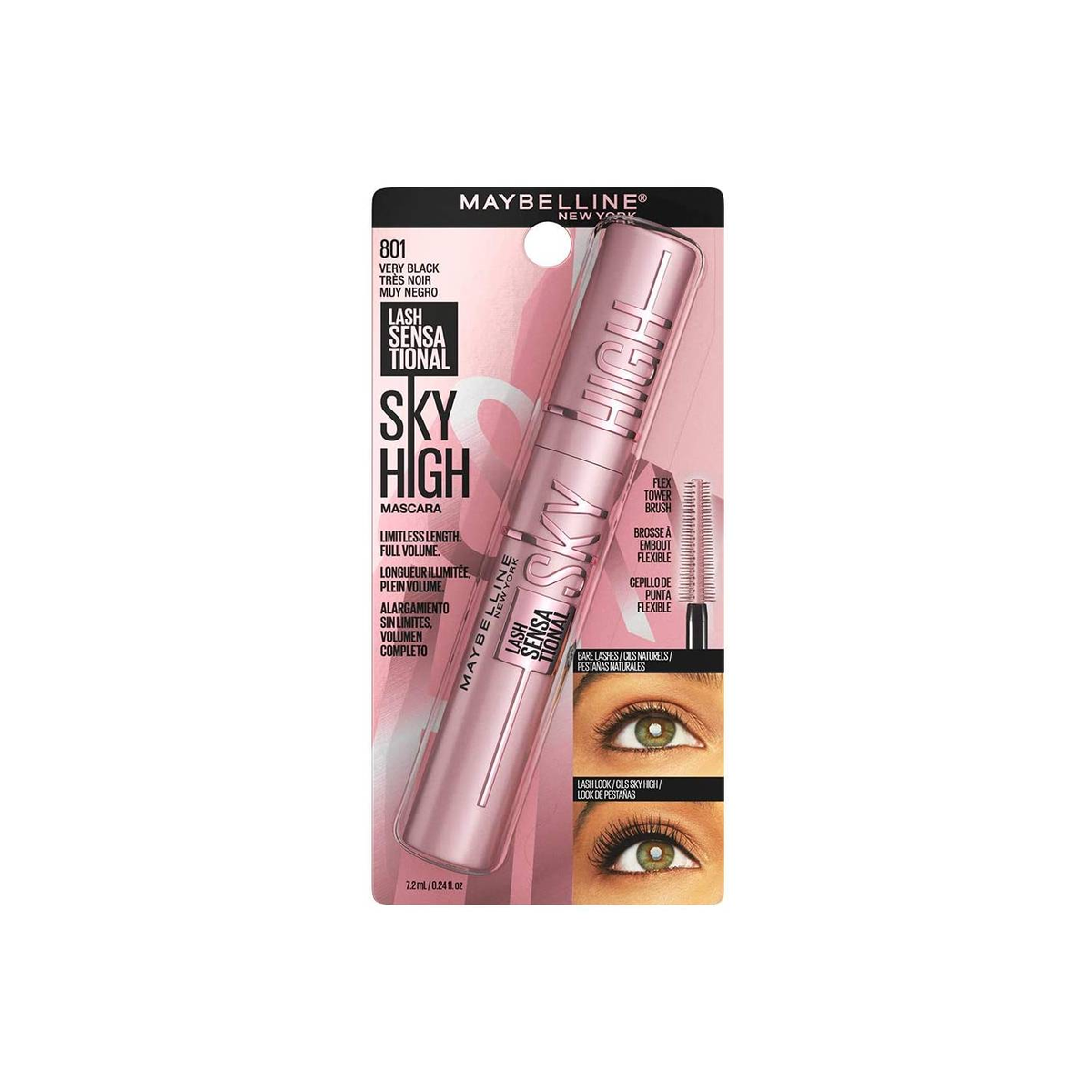 Sky High Washable Mascara Negro muy negro 3