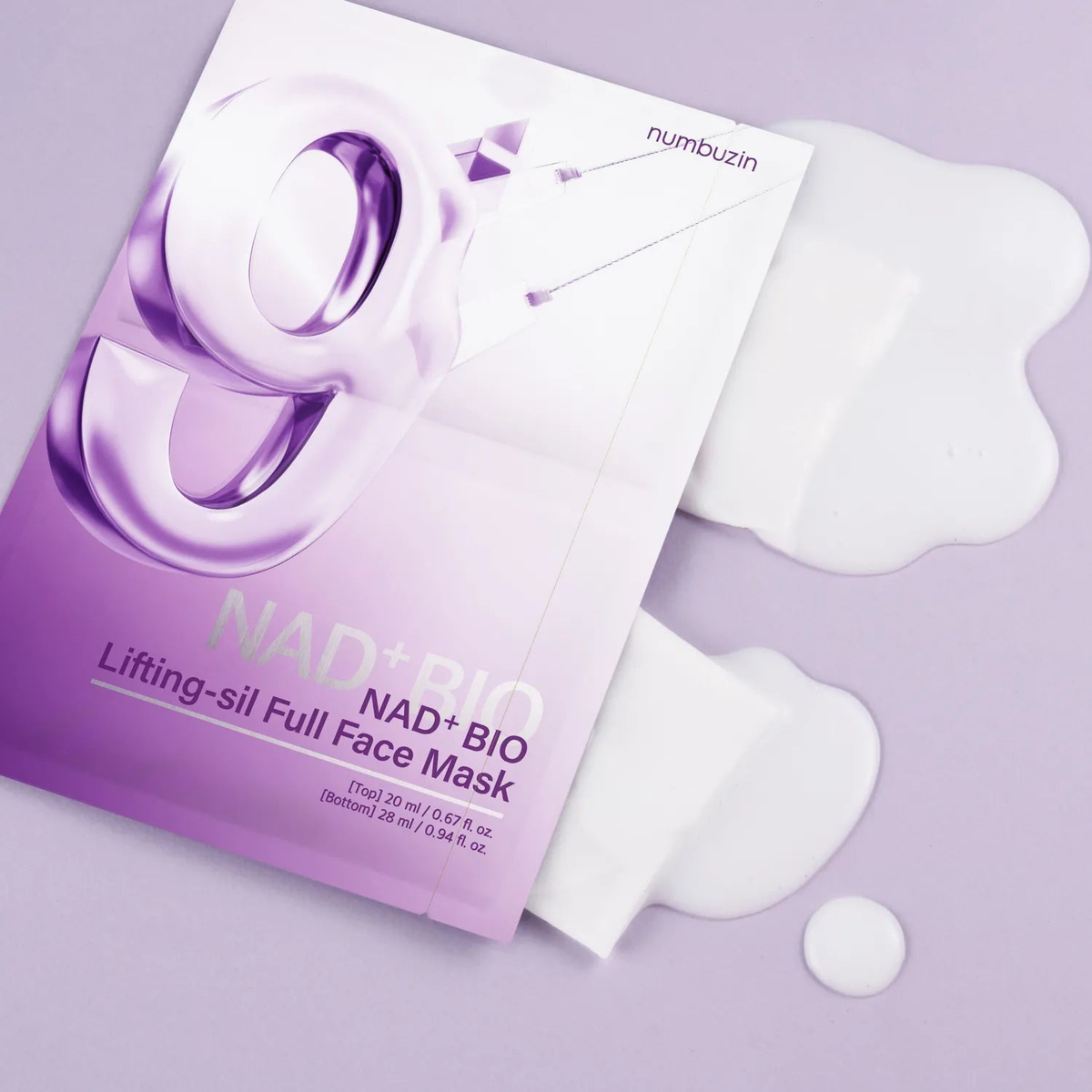 (4EA) No.9 NAD Bio Lifting Full Cover Facial Mask (+GWP) 5