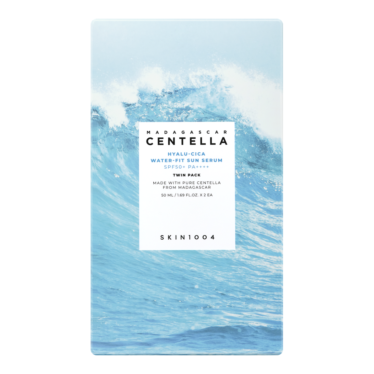 Madagascar Centella Hyalu-Cica Water-Fit Sun Serum Twin Pack 3