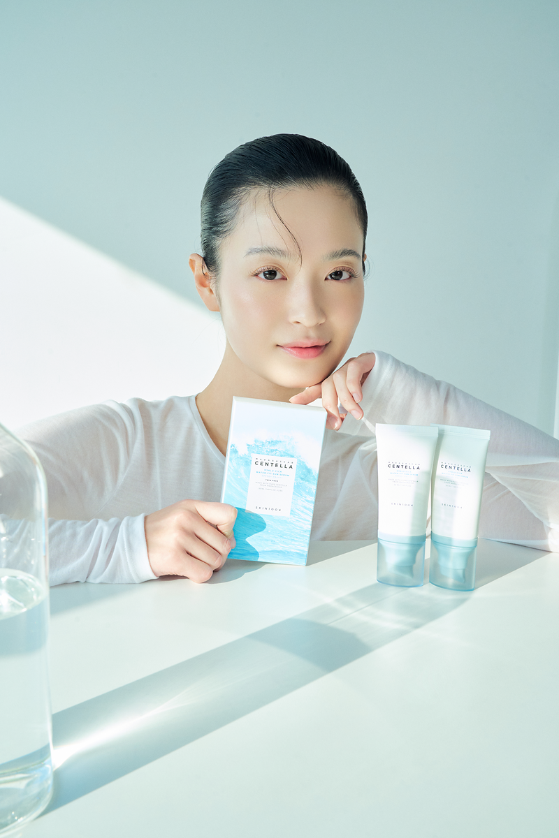Madagascar Centella Hyalu-Cica Water-Fit Sun Serum Twin Pack 7