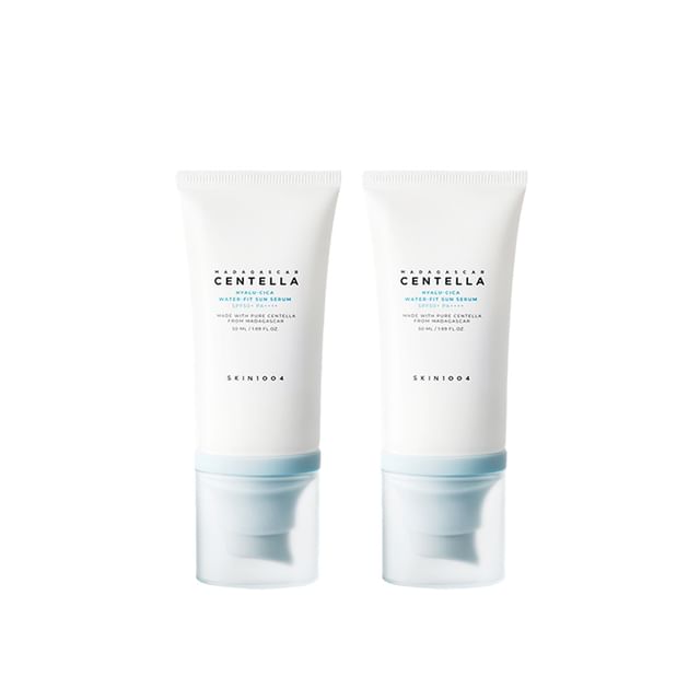 Madagascar Centella Hyalu-Cica Water-Fit Sun Serum Twin Pack 2