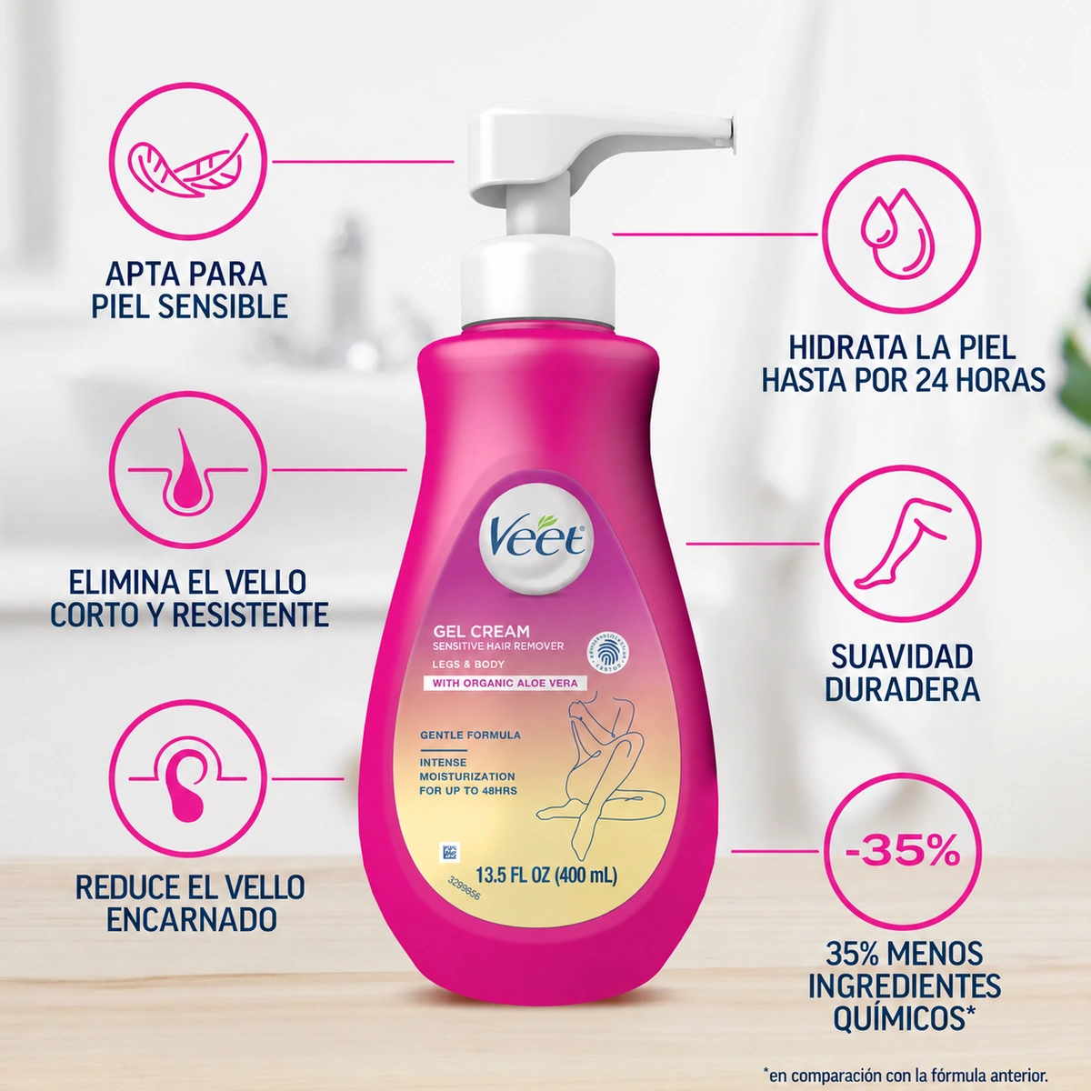 Gel Hair Removal Cream Sensitive 3